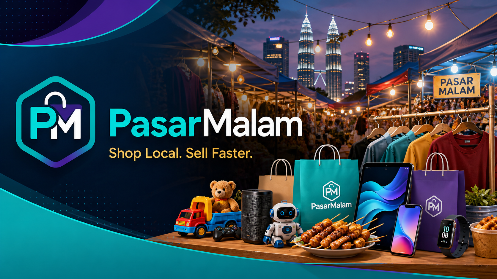 PasarMalam Malaysia marketplace banner